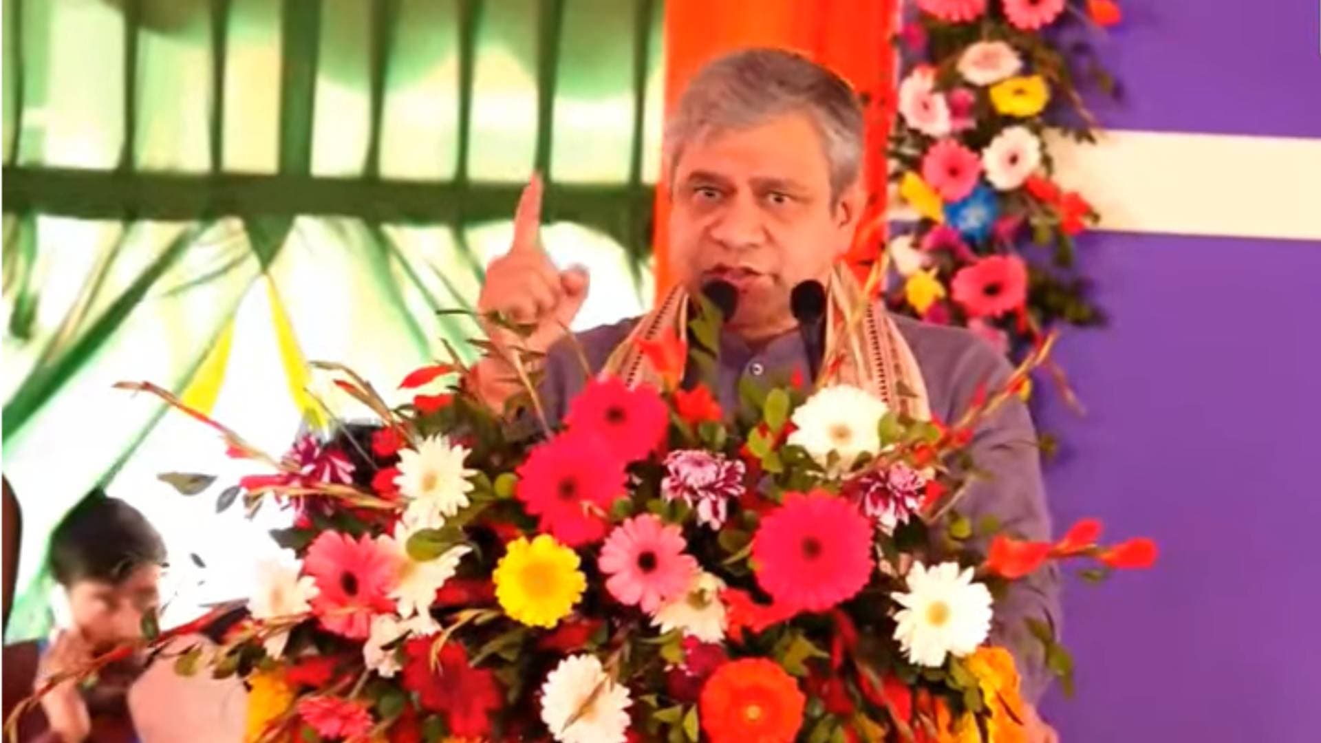 Railway Minister Ashwini Vaishnaw Flags Off MEMU Train In Odisha