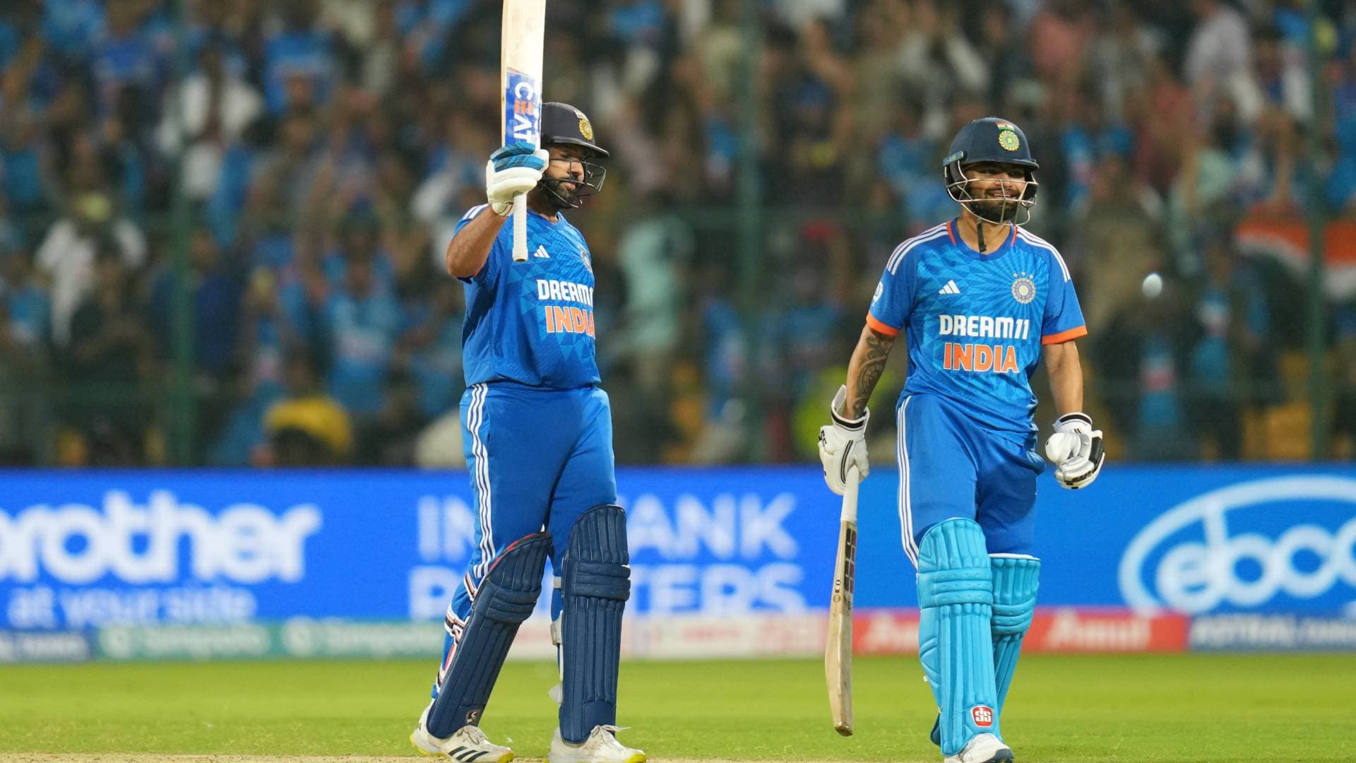 Rohit's Record-Breaking Ton Powers India To 212/4 Against Afghanistan In 3rd T20I