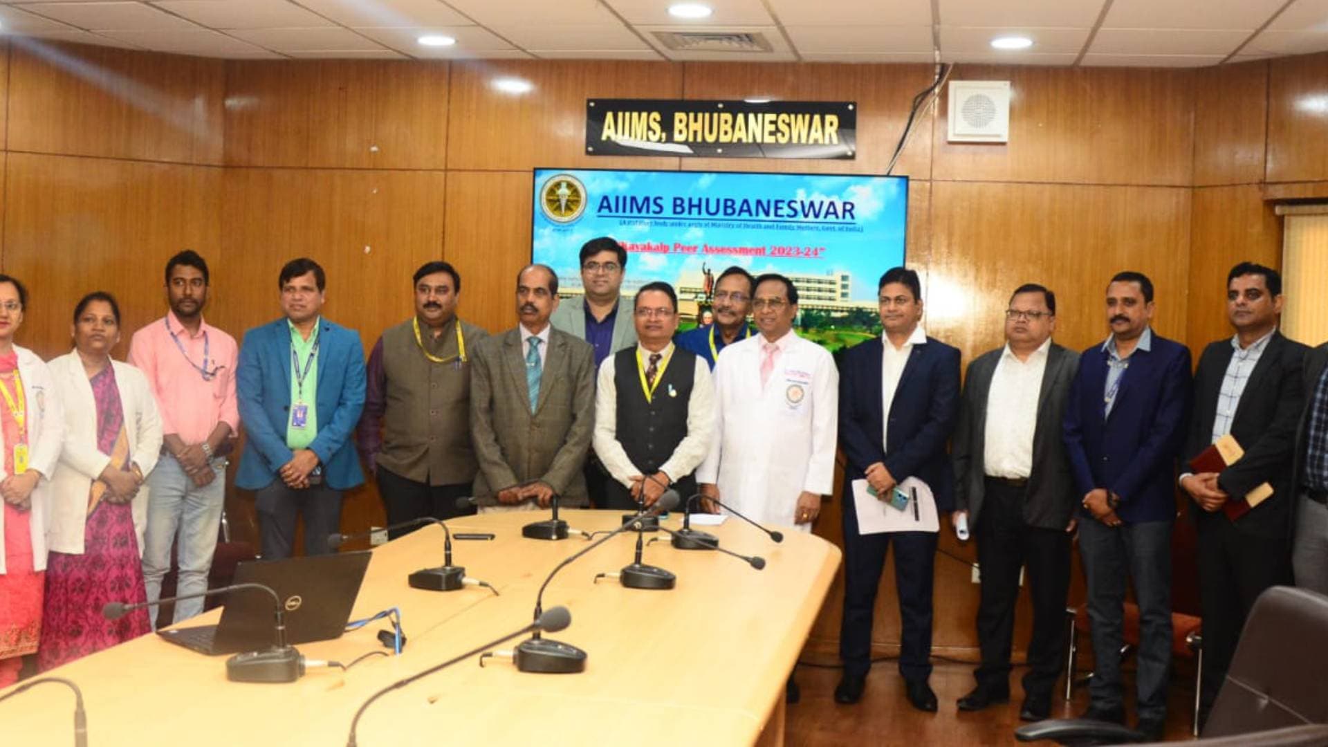 Kayakalp Team Visits AIIMS Bhubaneswar For Peer Assessment