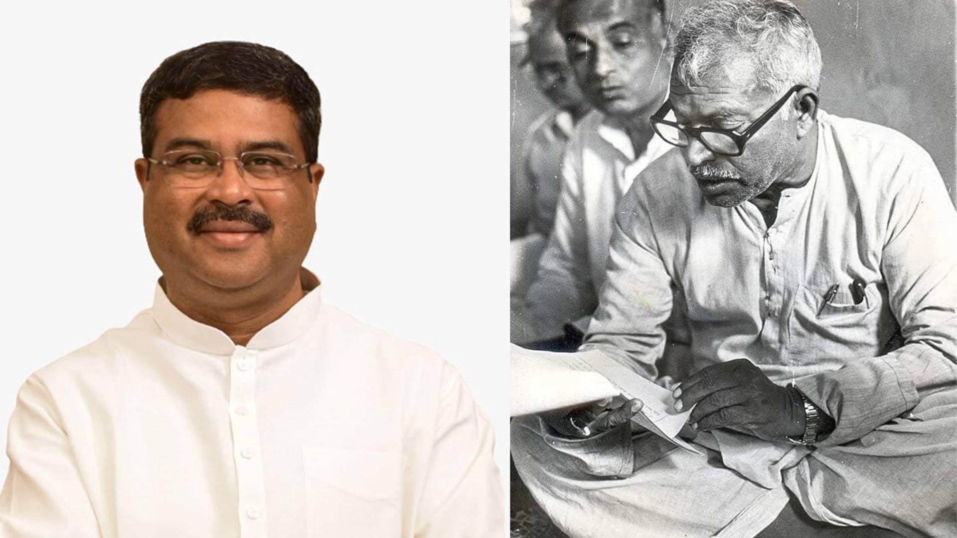 Dharmendra Pradhan Expresses Happiness Over Bharat Ratna To 'Jan Nayak' Karpoori Thakur