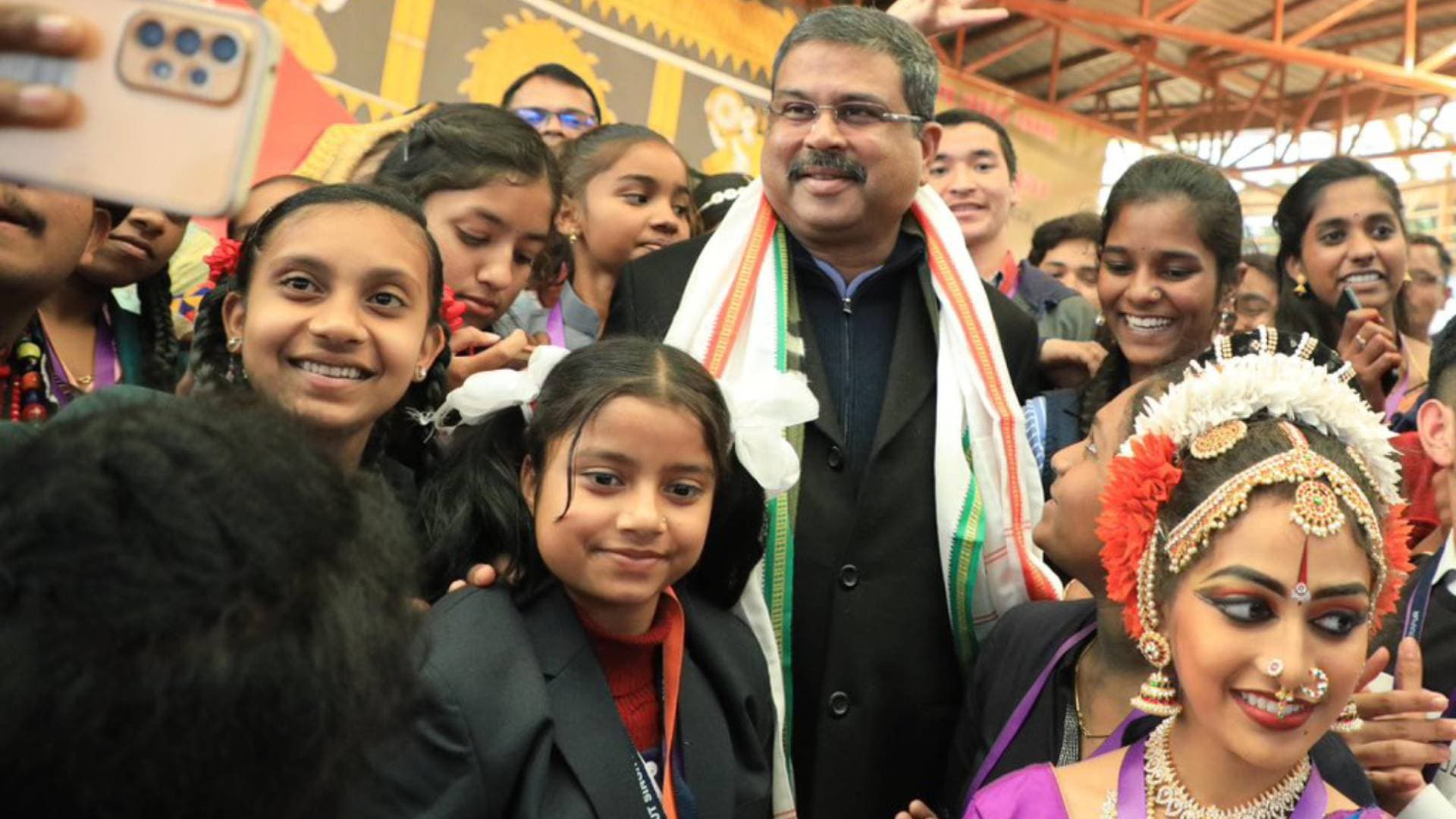 Union Minister Dharmendra Pradhan Interacts With Participants Of Pariksha Pe Charcha