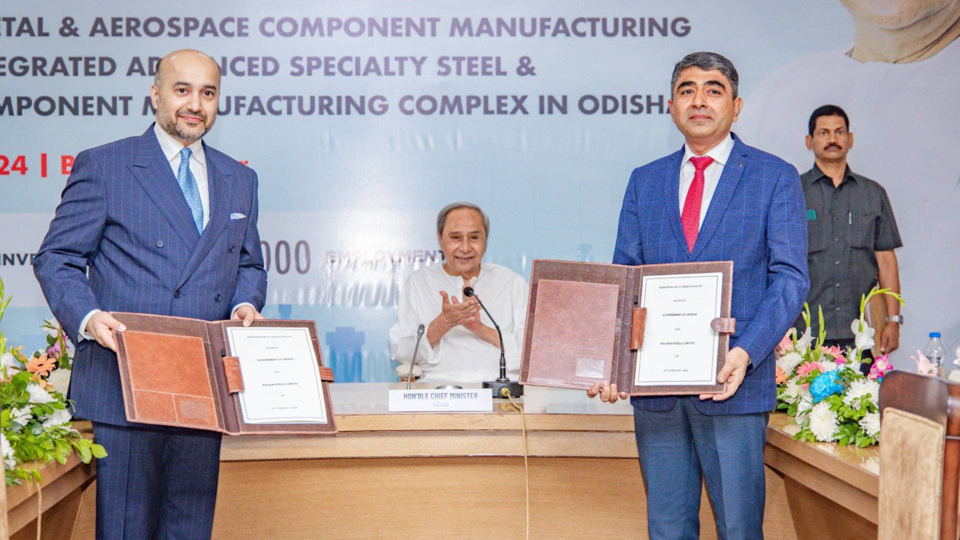 Odisha Govt Signs MoU With Kalyani Steels To Set Up Manufacturing Facility