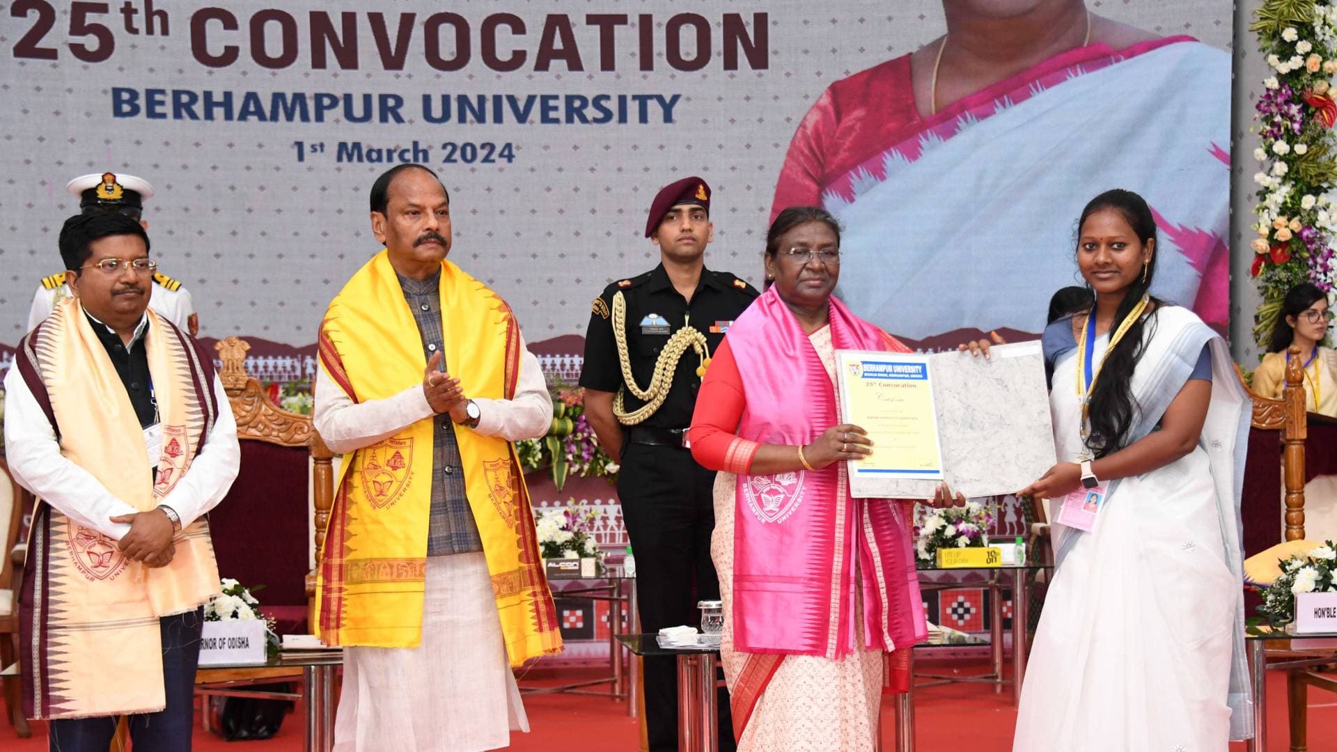 President Murmu Graces 25th Convocation Of Berhampur University In Odisha