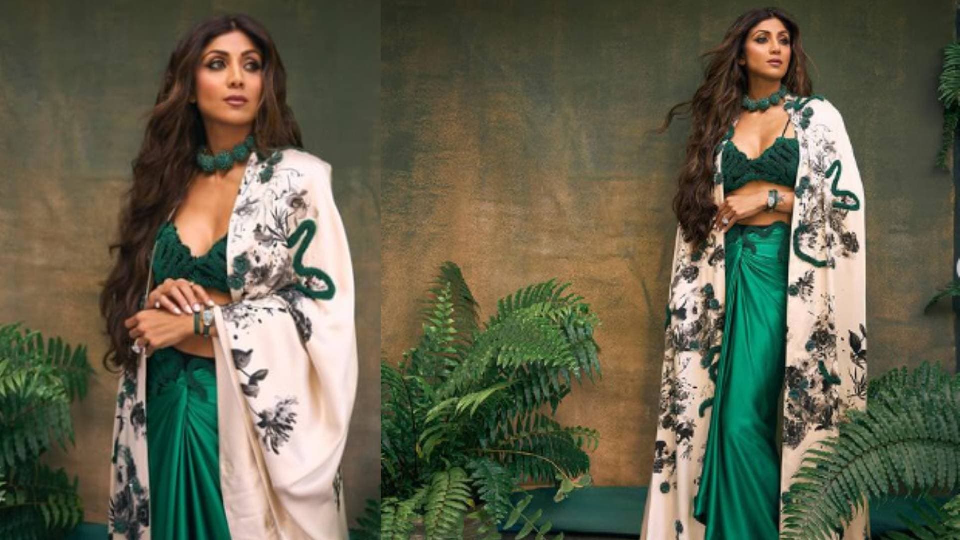 Shilpa Shetty Flaunts Shades Of Emerald Green In New 'Roman Holiday' Outfit