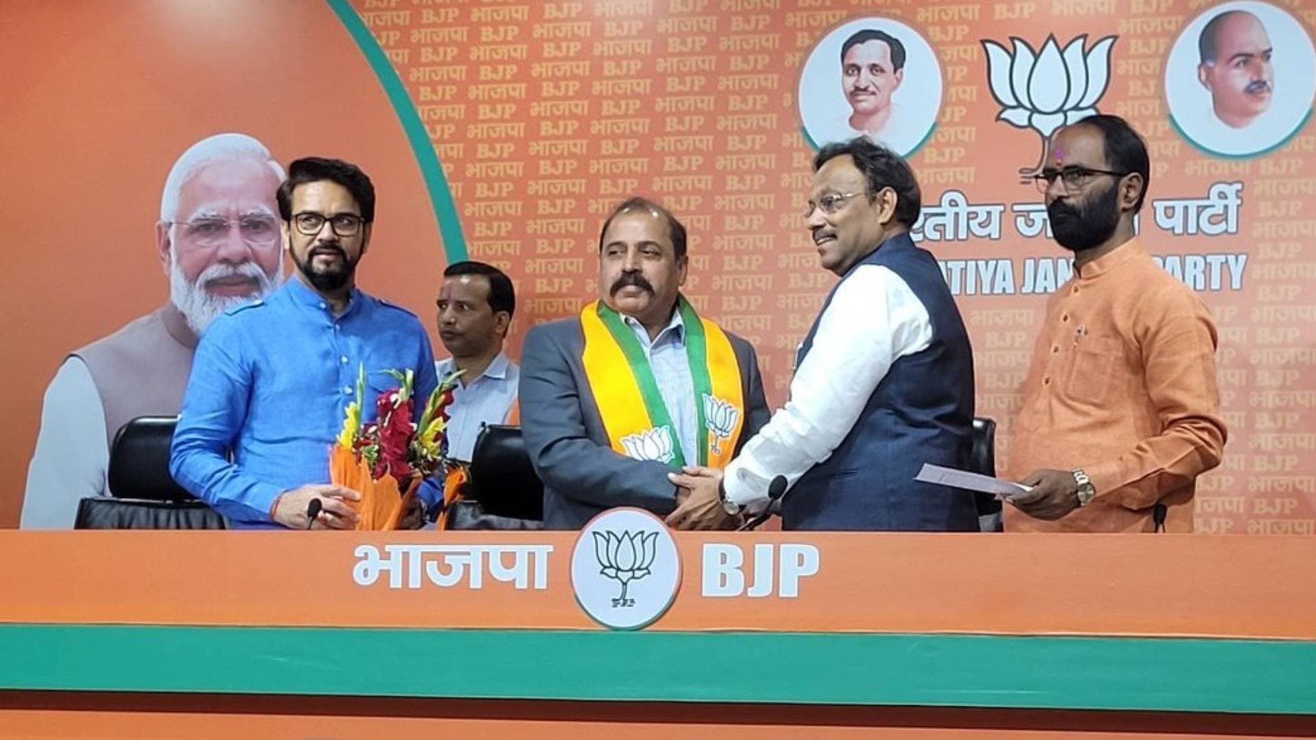 Former Air Chief RKS Bhadauria, YSRCP Leader V Rao Join BJP