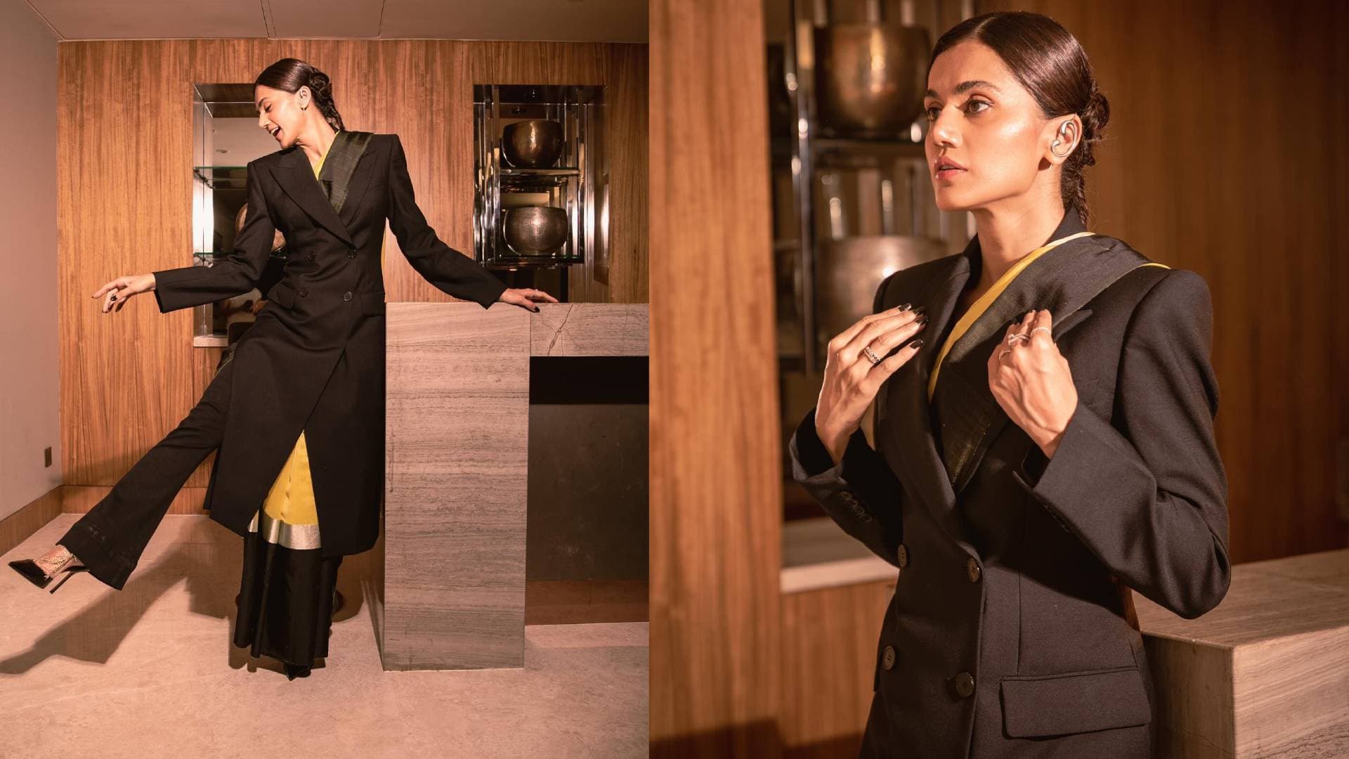 Taapsee Pannu Shows Up In A 'Pant Saree', Admits To Her Love For The Nine-Yard Wonder