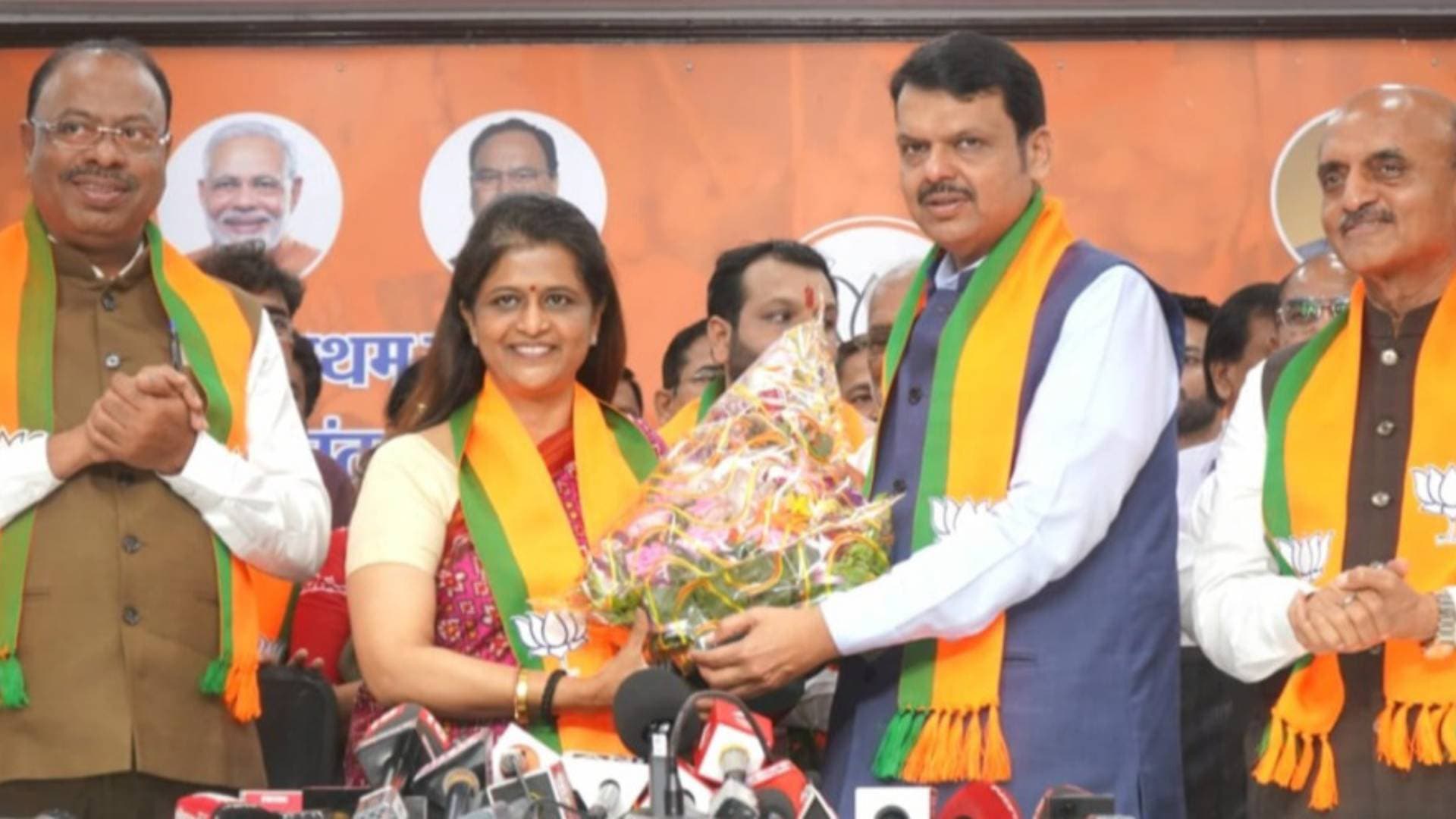 Former Home Minister Shivraj Patil’s Daughter-In-Law Joins BJP