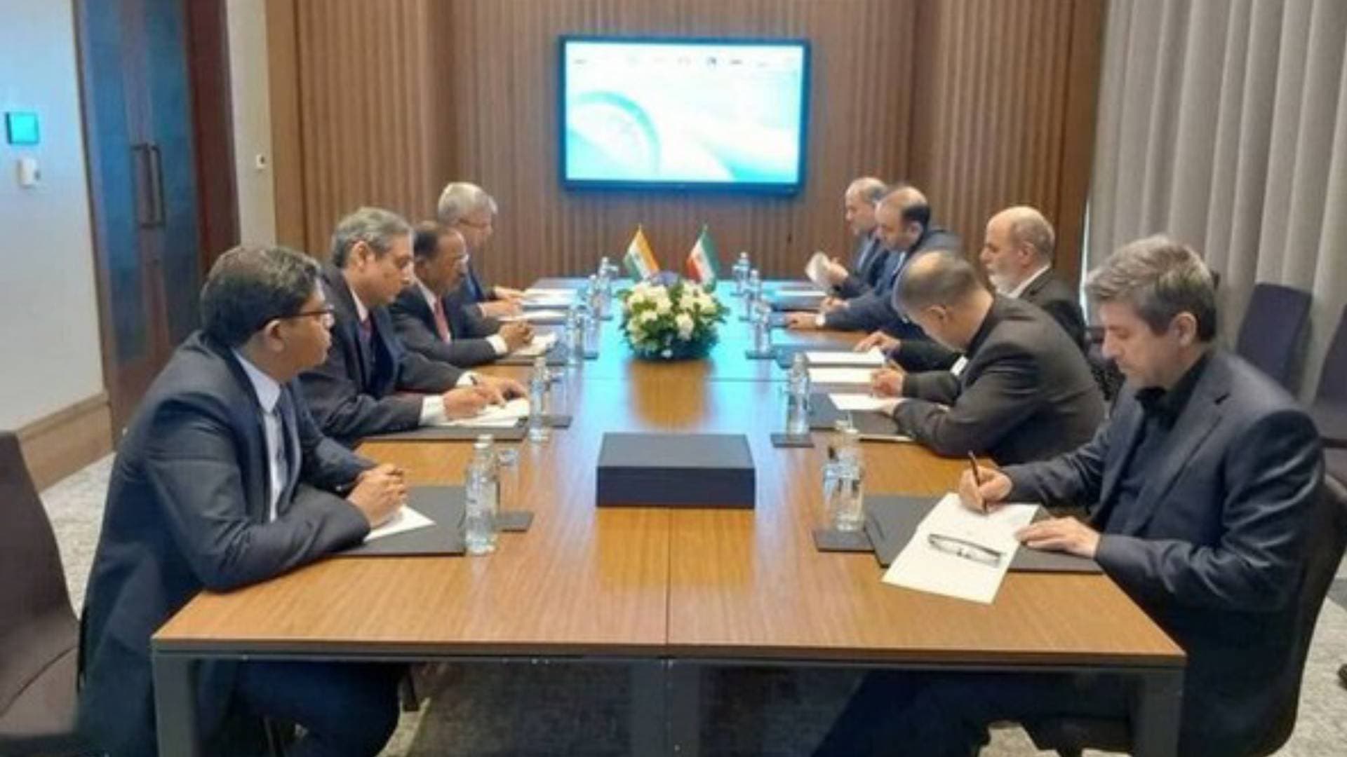 NSA Ajit Doval Holds Talks With Iran's Security Official Ali Akbar Ahmadian In Kazakhstan
