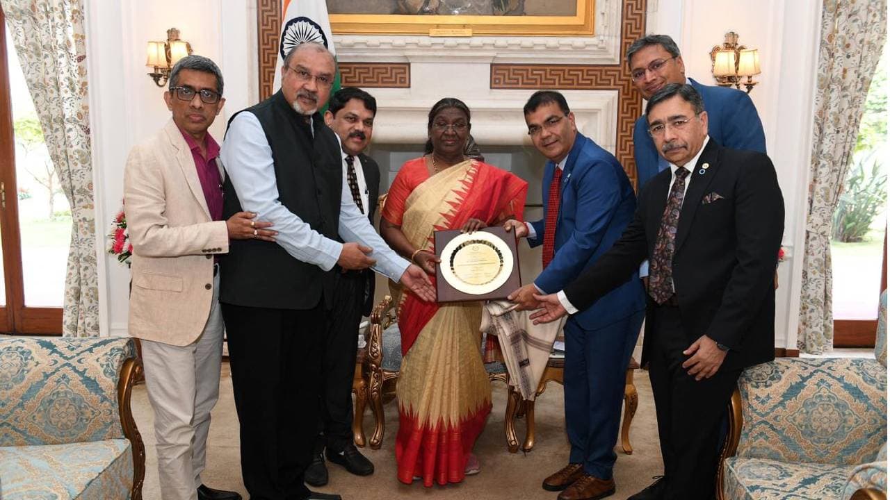 Diabetes India Team Meets President Murmu At Rashtrapati Bhavan