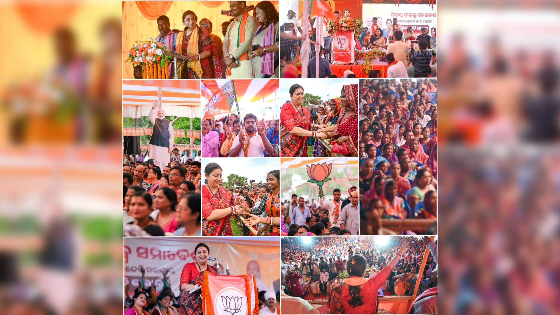 Elections 2024: Union Minister Smriti Irani Tears Into Ruling BJD In Odisha Rallies