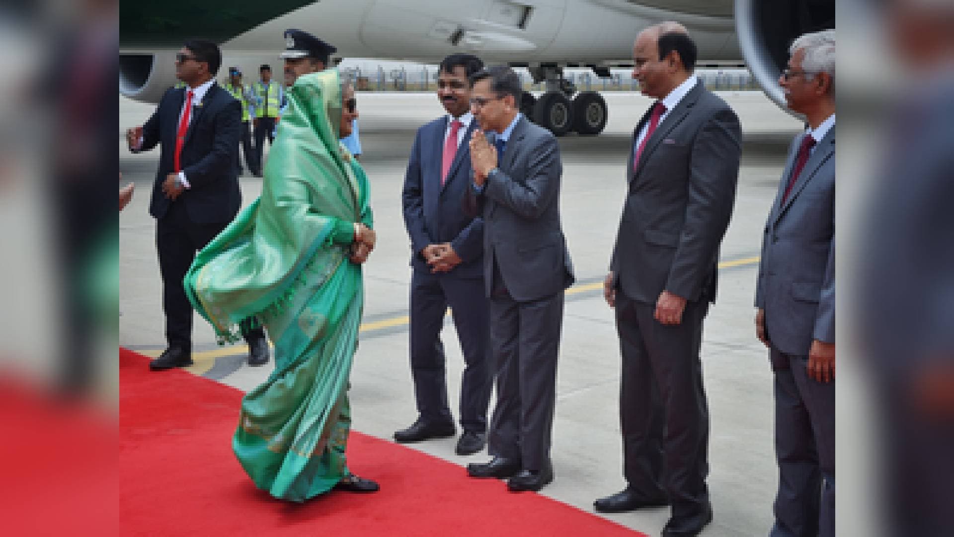 Bangladesh PM Sheikh Hasina Arrives For PM Modi's Swearing-In Ceremony