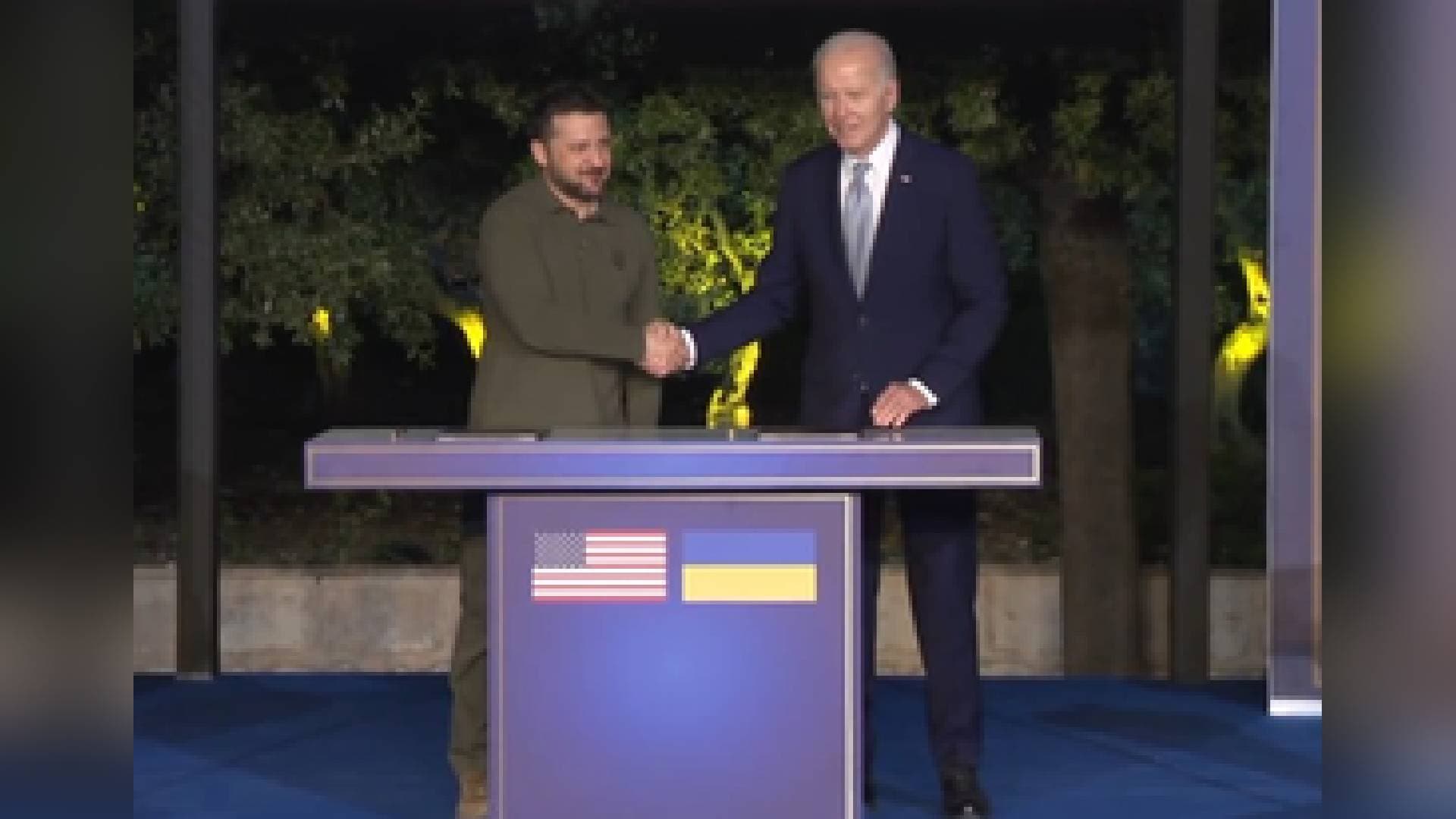 US, Ukraine Sign Long-Term Security Agreement At G7