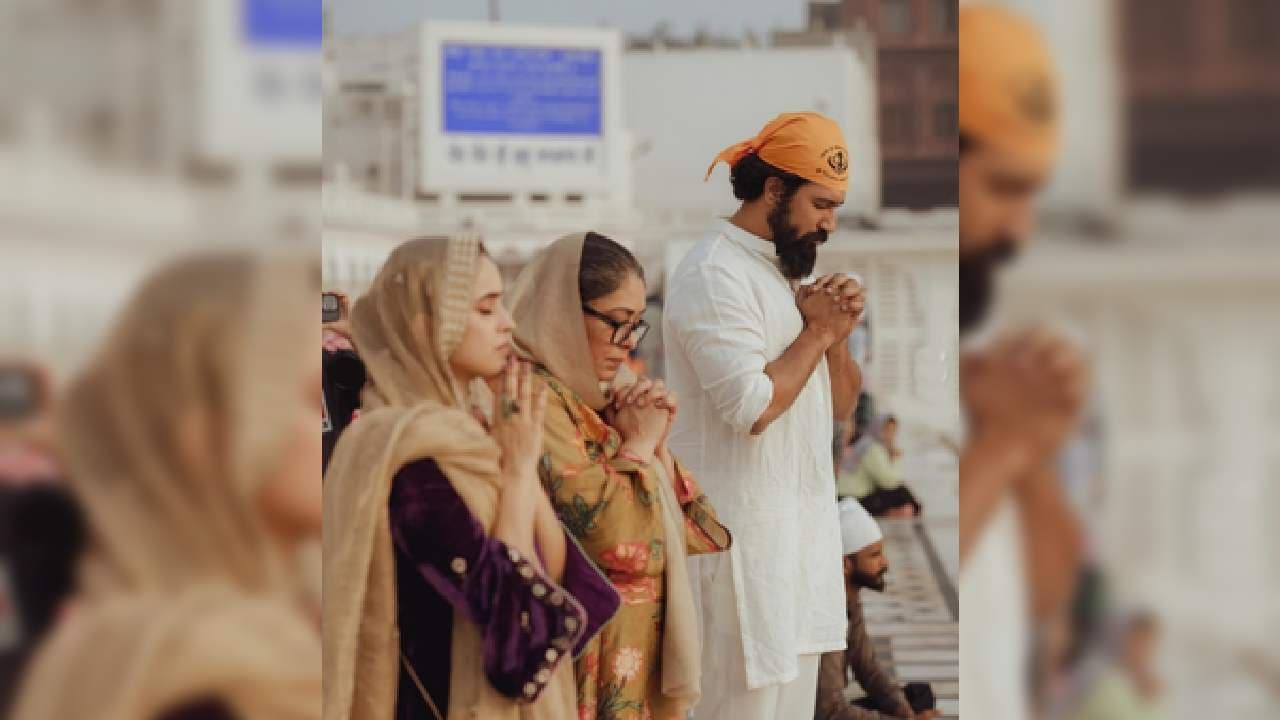 Vicky, Meghna, Sanya Seek Blessings At Golden Temple Ahead Of ‘Sam Bahadur’ Release