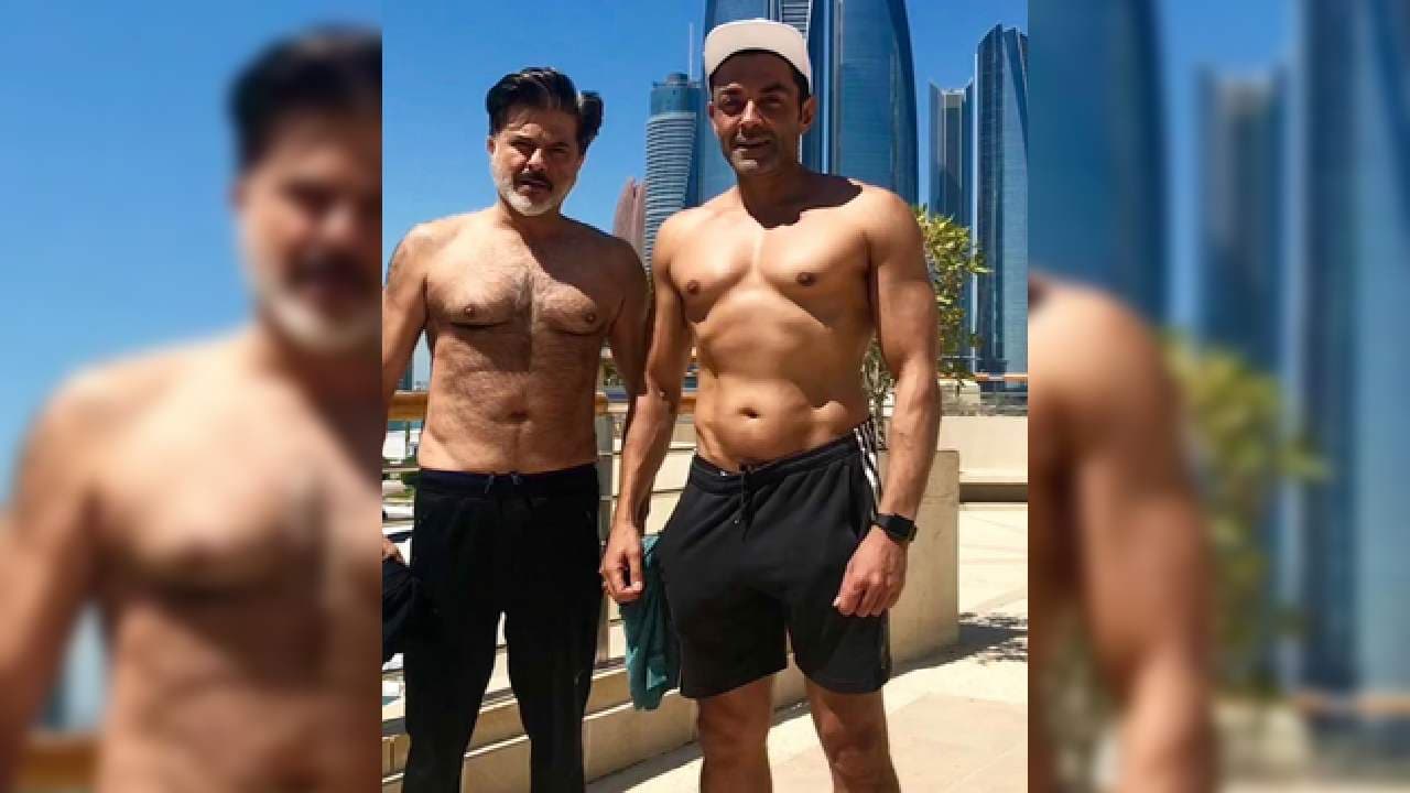 Anil Kapoor Drops Shirtless Pic With 'Animal Ka Enemy' Bobby Deol