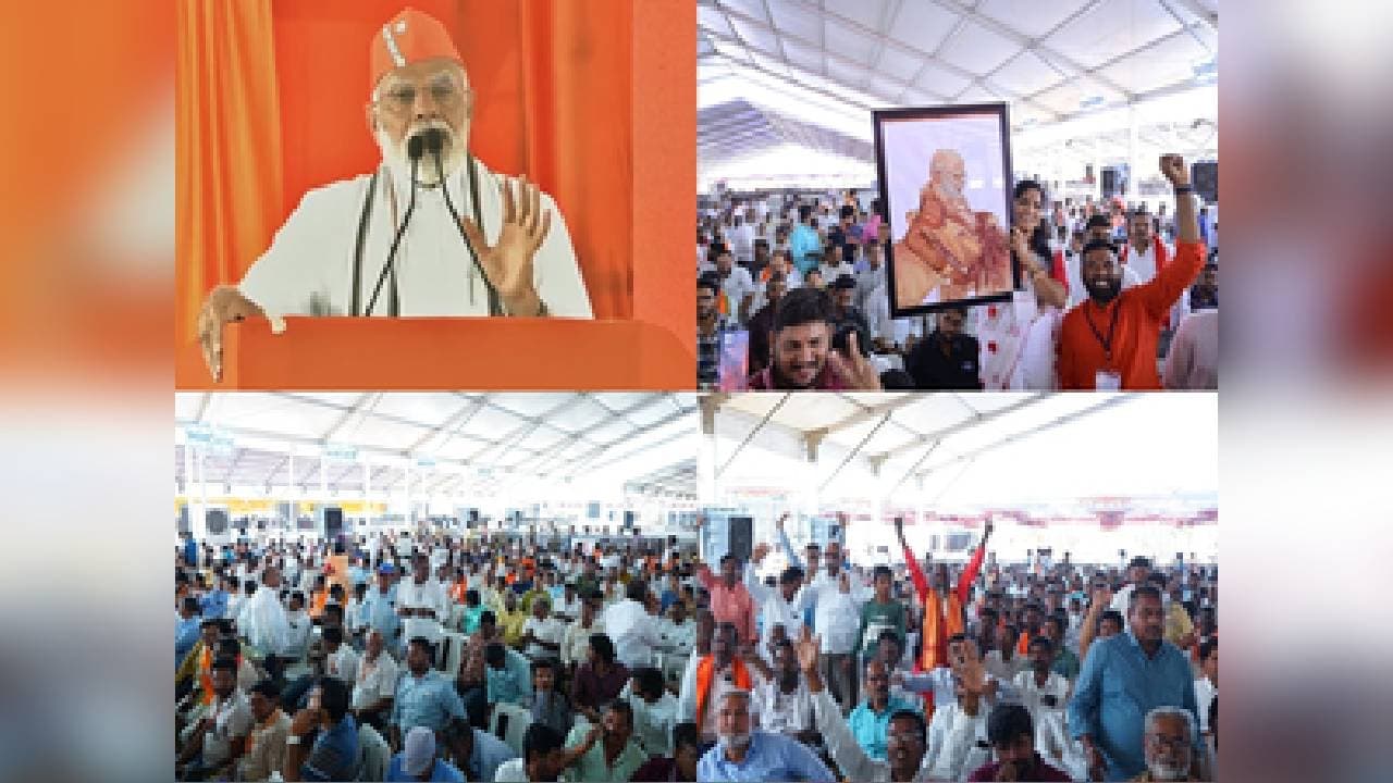 PM Modi's Speech In Telangana's Adilabad Draws Loud Cheers
