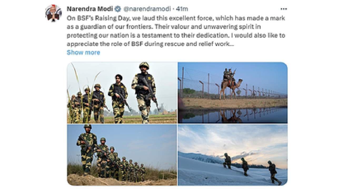 BSF Made A Mark As A Guardian Of Our Frontiers: PM Modi On Force's 59th Raising Day