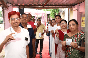 Presiding Officer Suspended For Sharing Pics From Polling Booth; 45% Turnout Till 1 PM In MP
