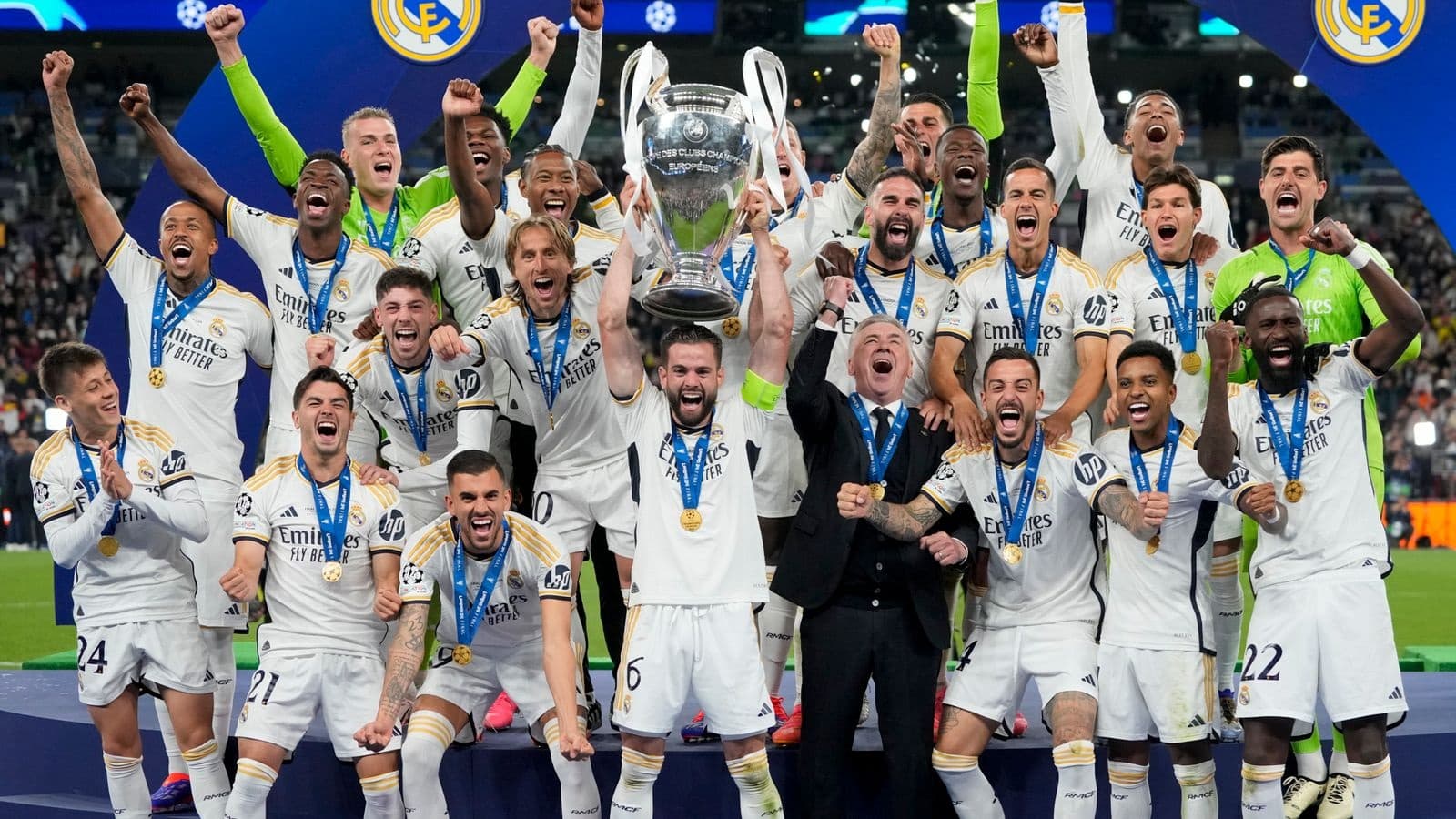 Vinicius, Carvajal help Real Madrid beat Dortmund to win record 15th UCL title