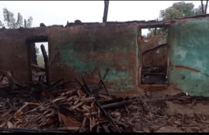 6 Heads Of Cattle Burnt Alive As Fire Engulfs Six Houses In Puri Village