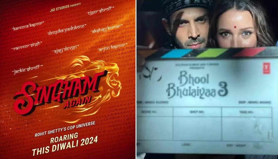 Ajay Devgn-starrer 'Singham Again' to clash with ‘Bhool Bhulaiyaa 3’ this Diwali