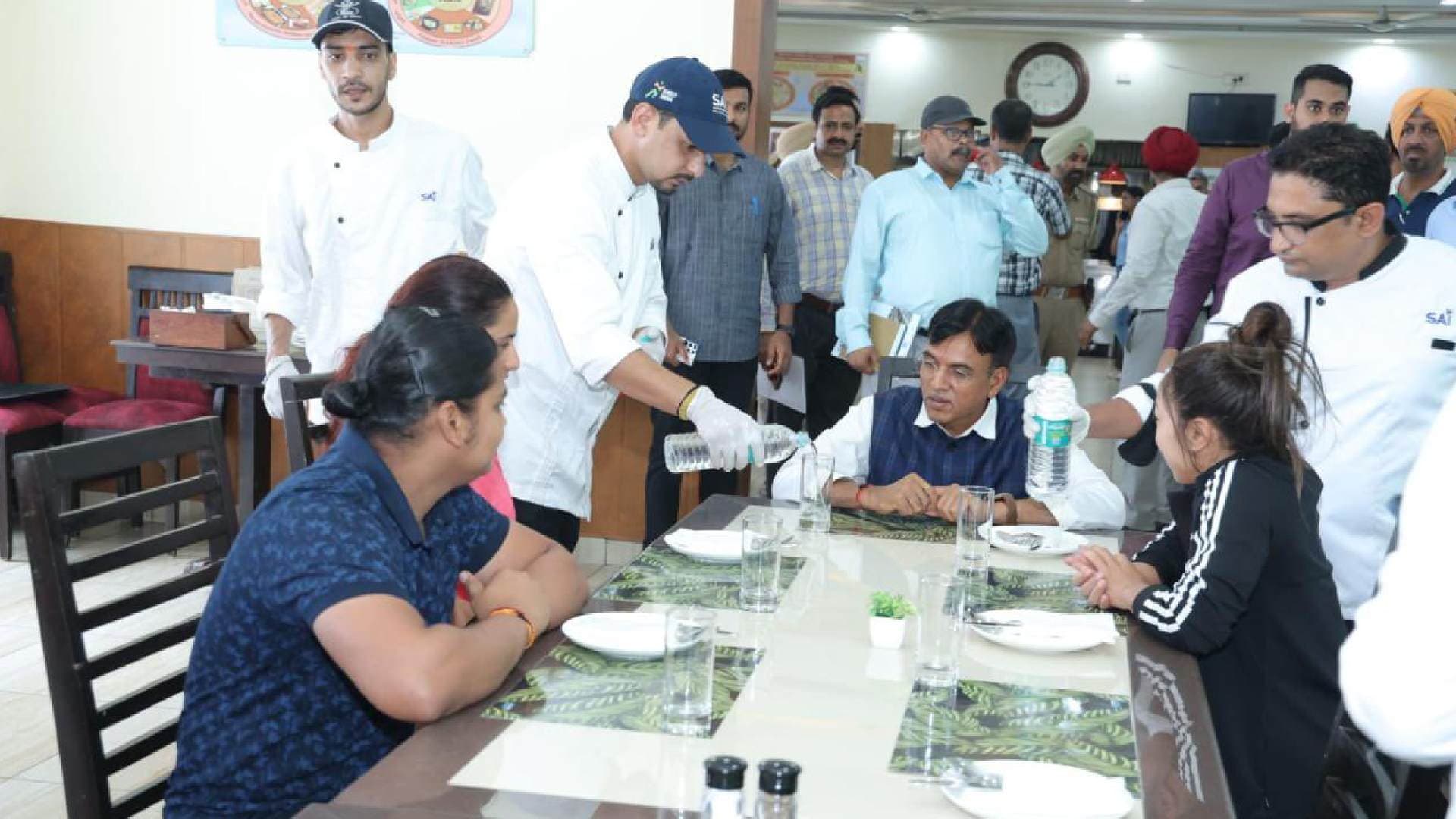 Sports Minister Mandaviya Visits NIS Patiala, Interacts With Olympics-Bound Athletes