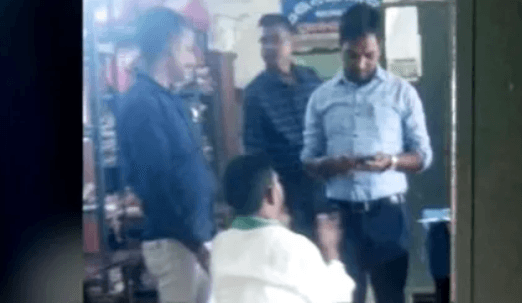Keonjhar: Sarpanch Holds Tehsildar's Feet To Get Land Clearance For Dev Works In His GP
