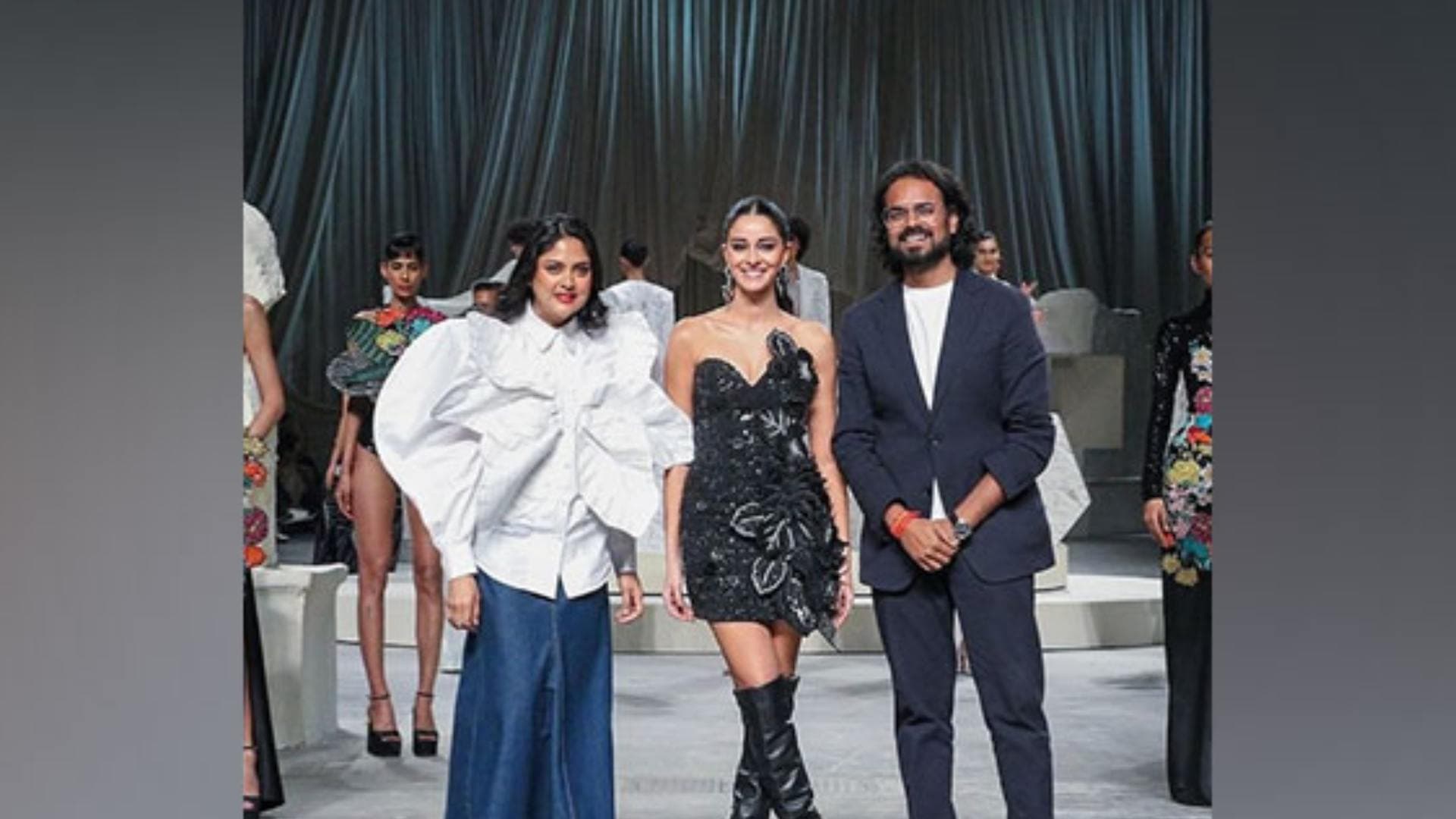 Lakme Fashion Week: Ananya Panday Makes Heads Turn In Rahul Mishra's Ensemble