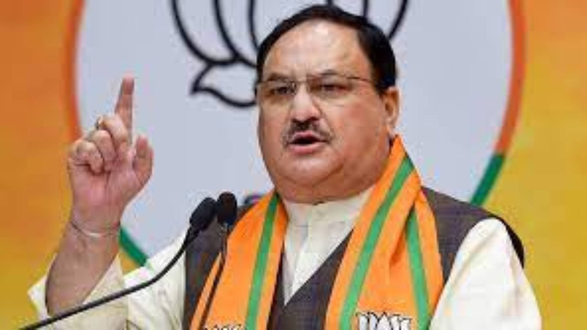 Delhi: Nadda Arrives At BJP HQ For Closing Day Of National Office-Bearers' Meeting