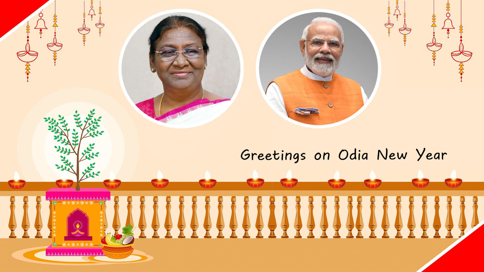 President Murmu, PM Modi Greet People Of Odisha On Odia New Year