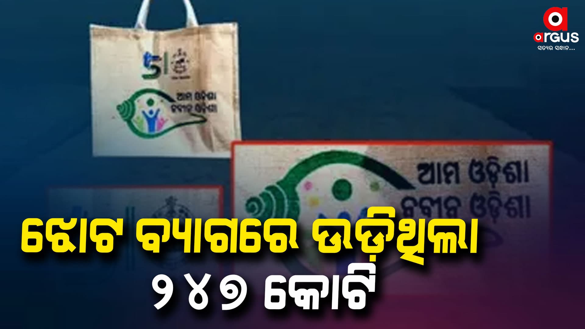 ପ୍ରଚାର ପାଇଁ ଝୋଟ ବ୍ୟାଗ୍ ବାଣ୍ଟି 247 କୋଟି ଉଡ଼ାଇ ଦେଇଥିଲେ ବିଜେଡ଼ି ସରକାର