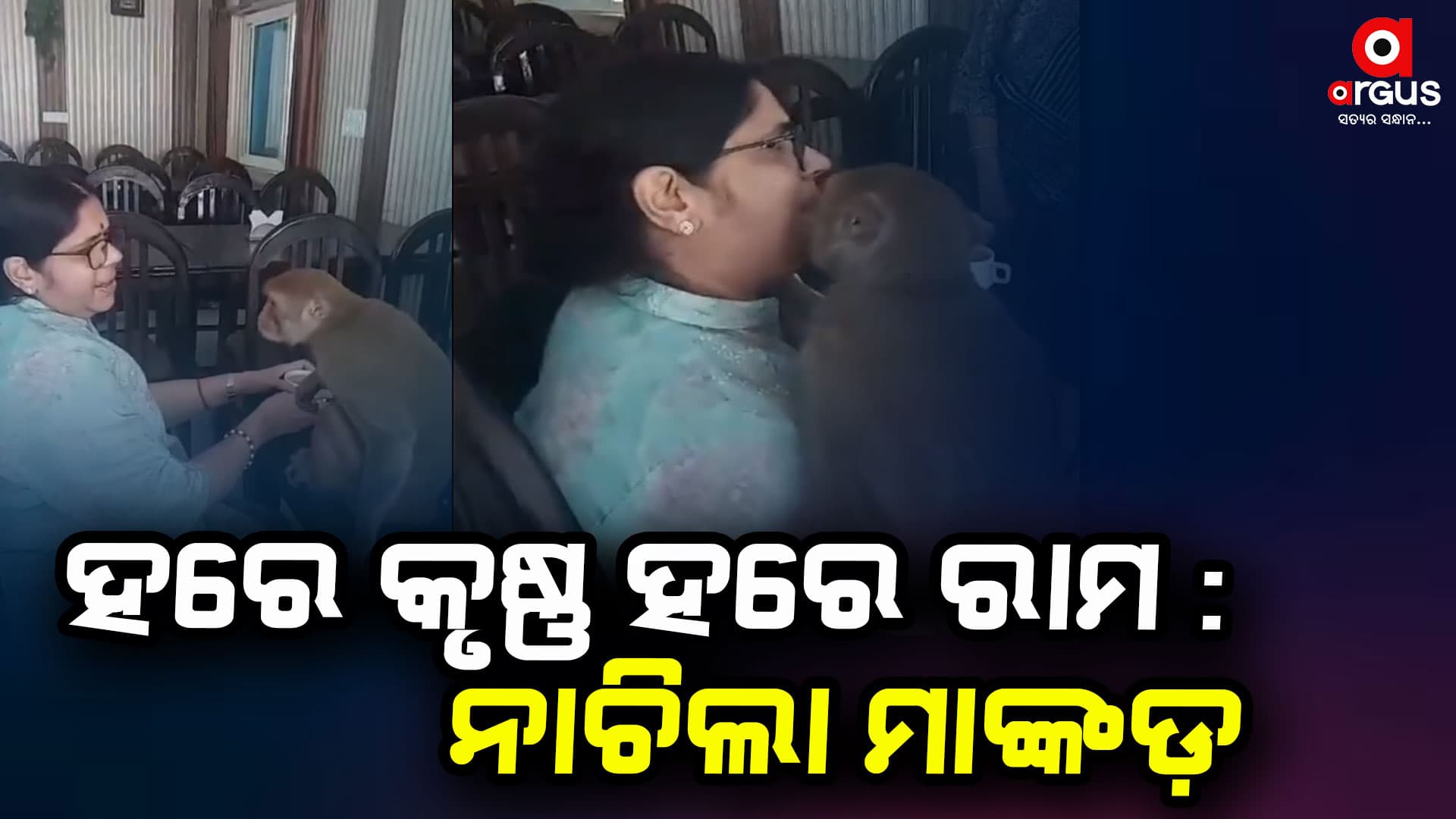 ରାମ ରାମ ଶୁଣି ନାଚିଲା ମାଙ୍କଡ..